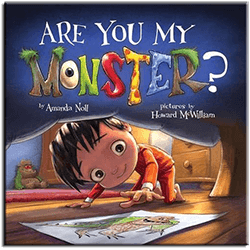 read aloud book, are you my monster kids book